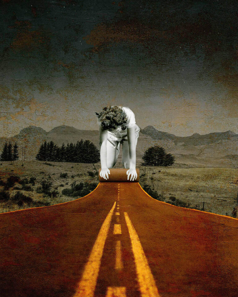 Haciendo camino (Collage, Marga Villaverde - Mintchocollage)